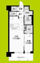 スプランディッド弁天町の物件間取画像